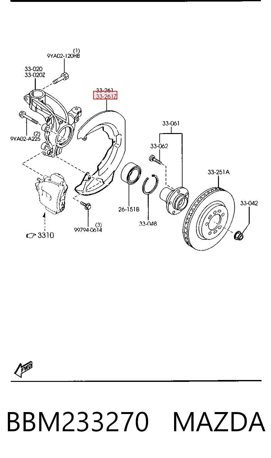 BBM233270 Mazda