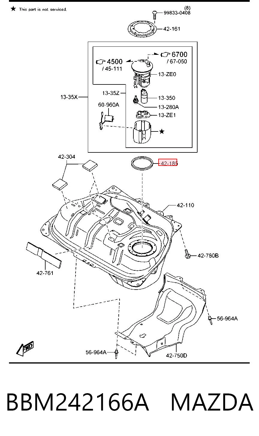 BBM242166A Mazda 
