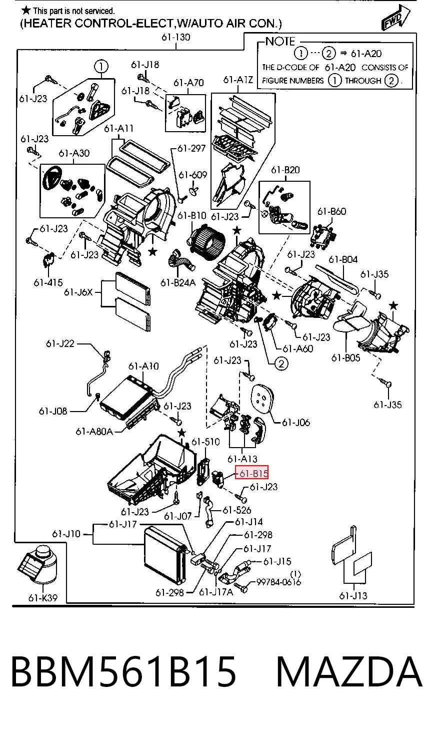 BBM561B15 Mazda