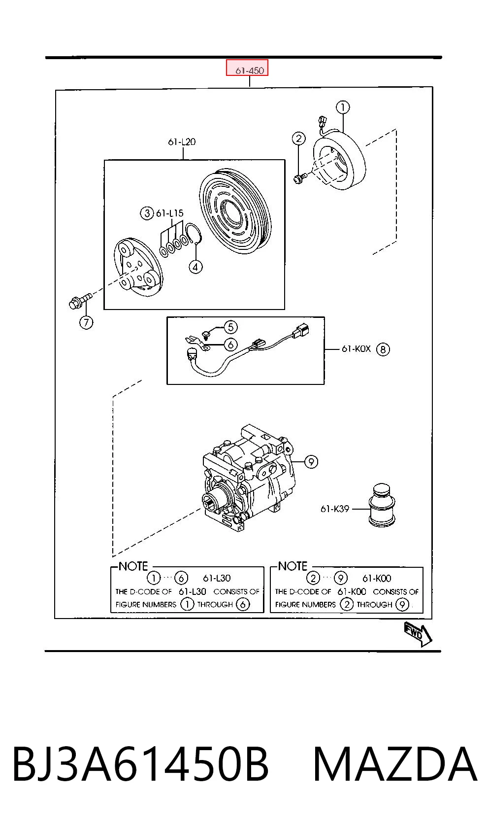 Compre Compressor de aparelho de ar condicionado Mazda 323 