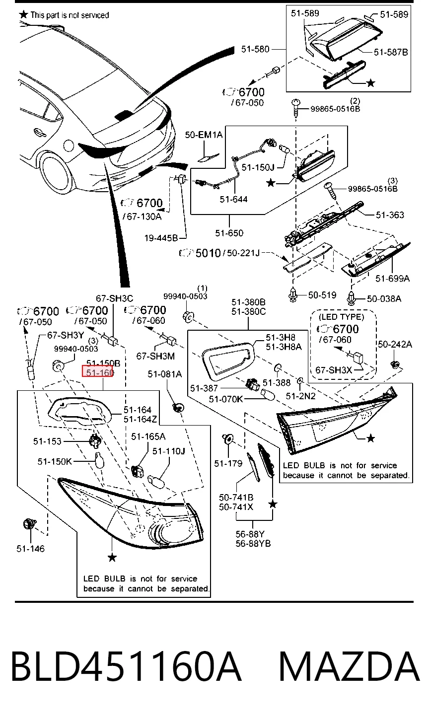 BLD451160A Mazda
