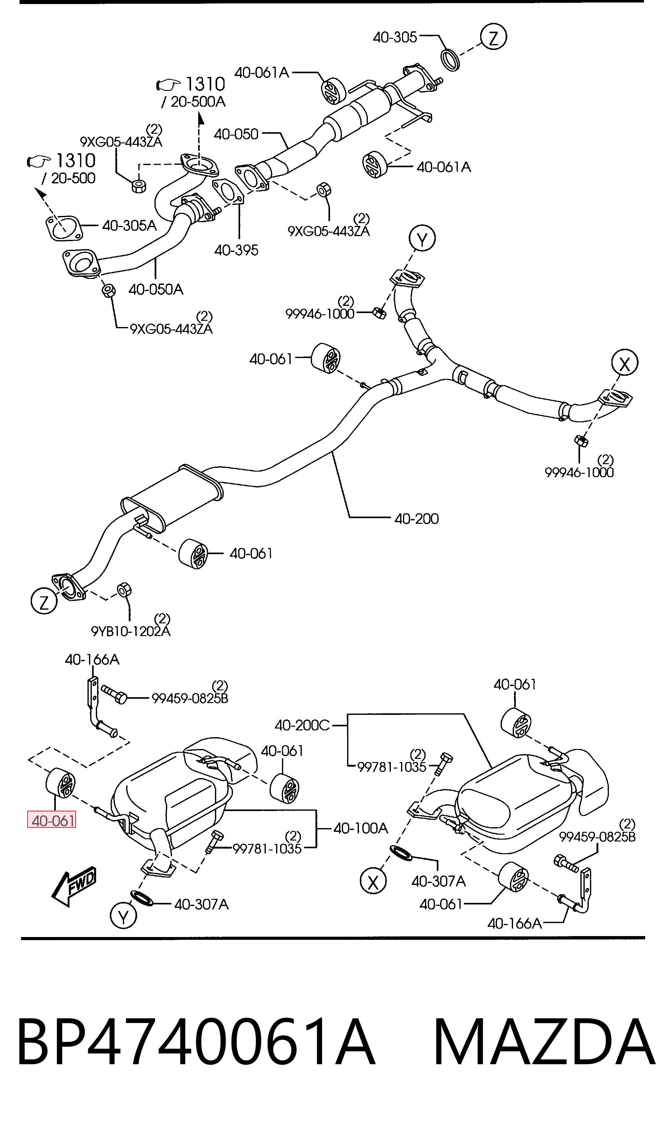 BP4740061A Mazda