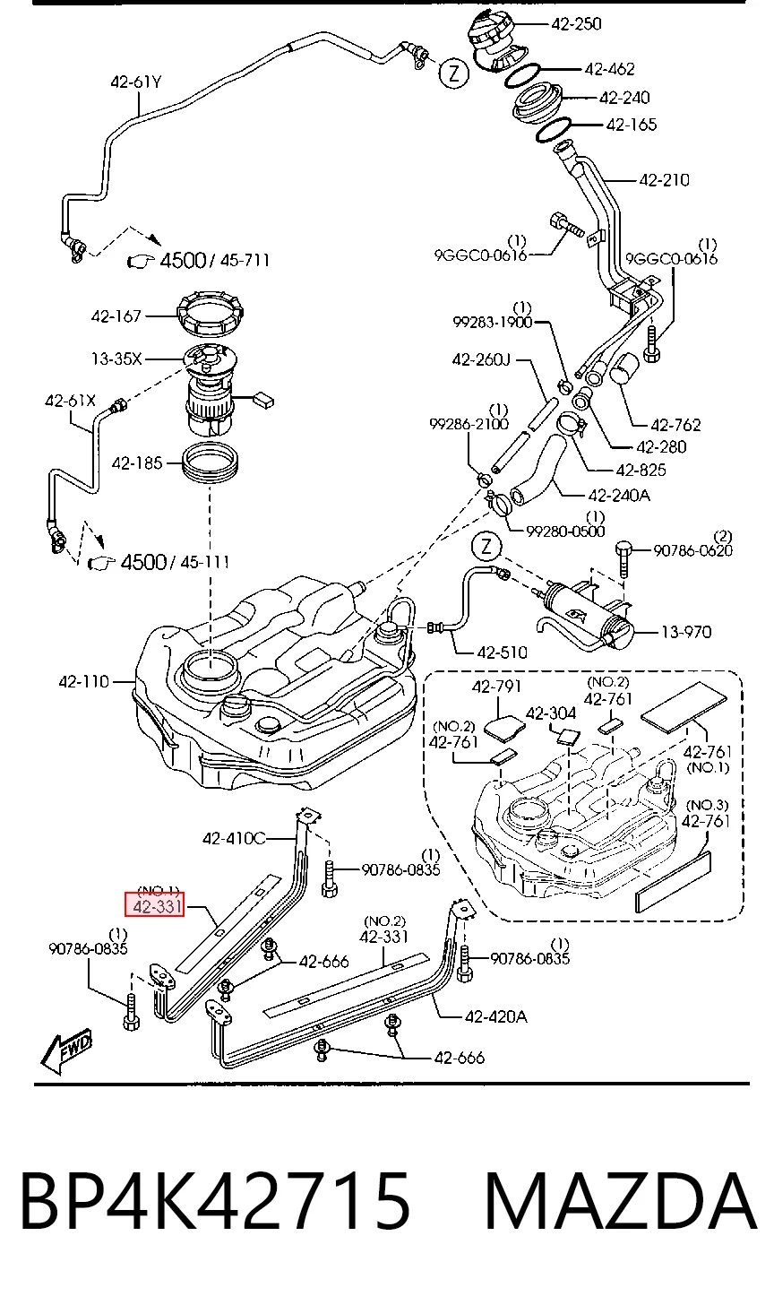 BP4K42715 Mazda