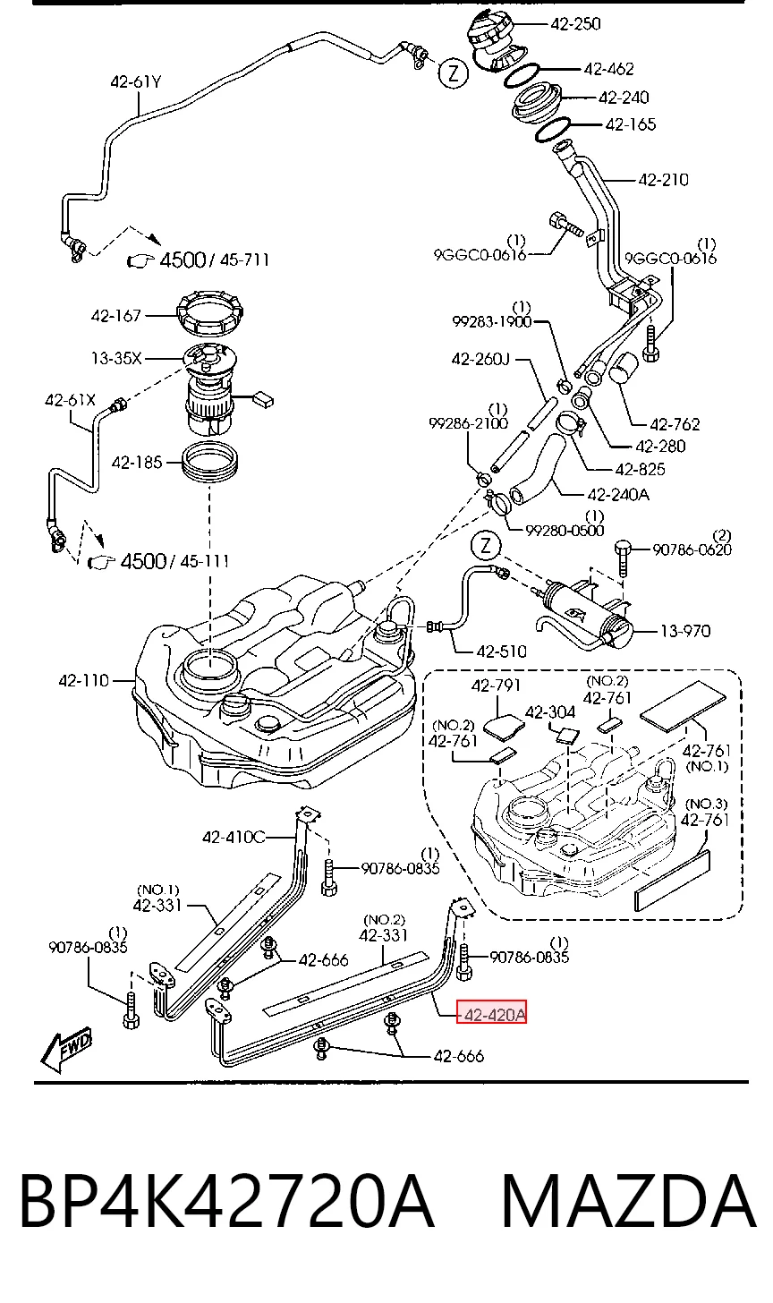 BP4K42720A Mazda