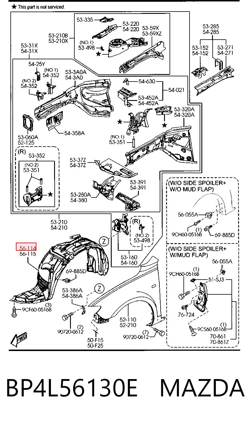 BP4L56130E Mazda