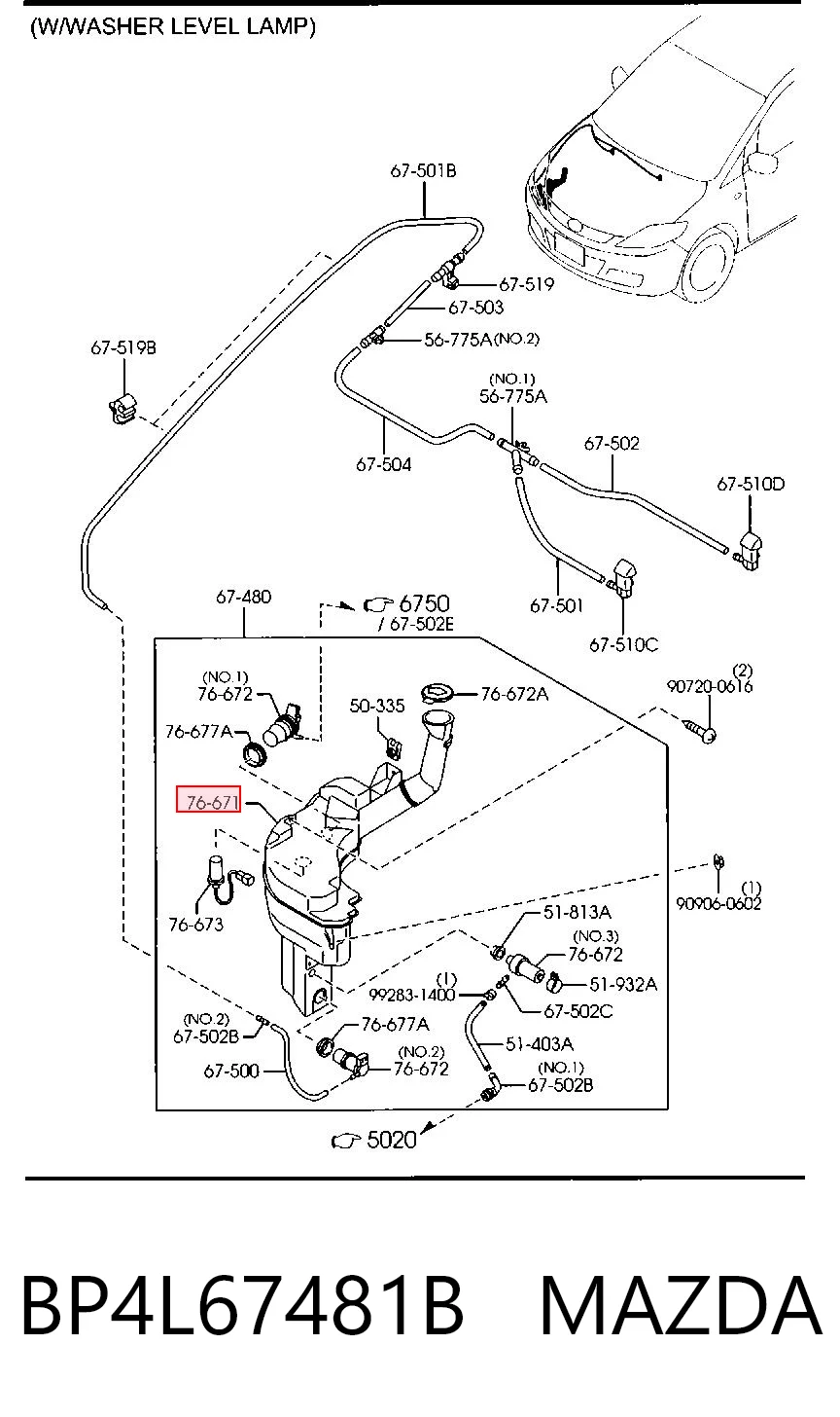 BP4L67481B Mazda