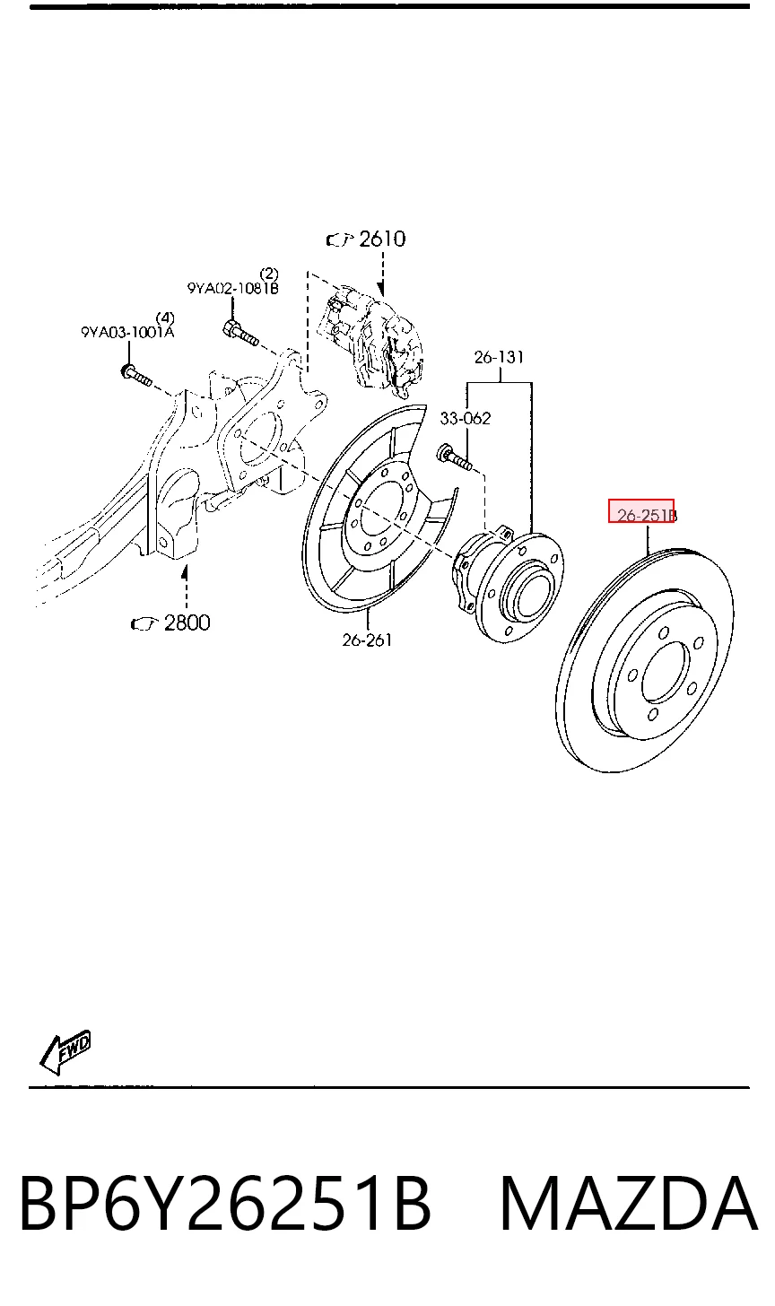 para Mazda 5 II (CR)