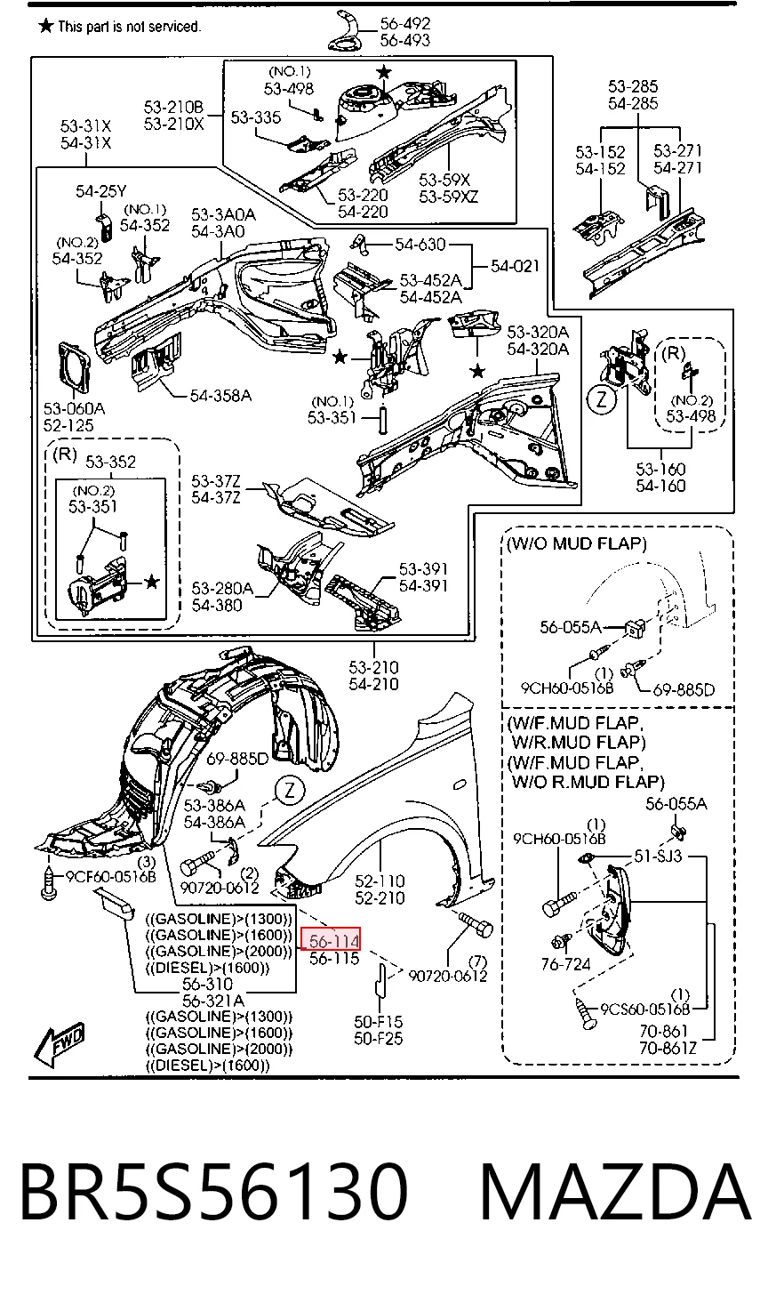 BR5S56130 Mazda