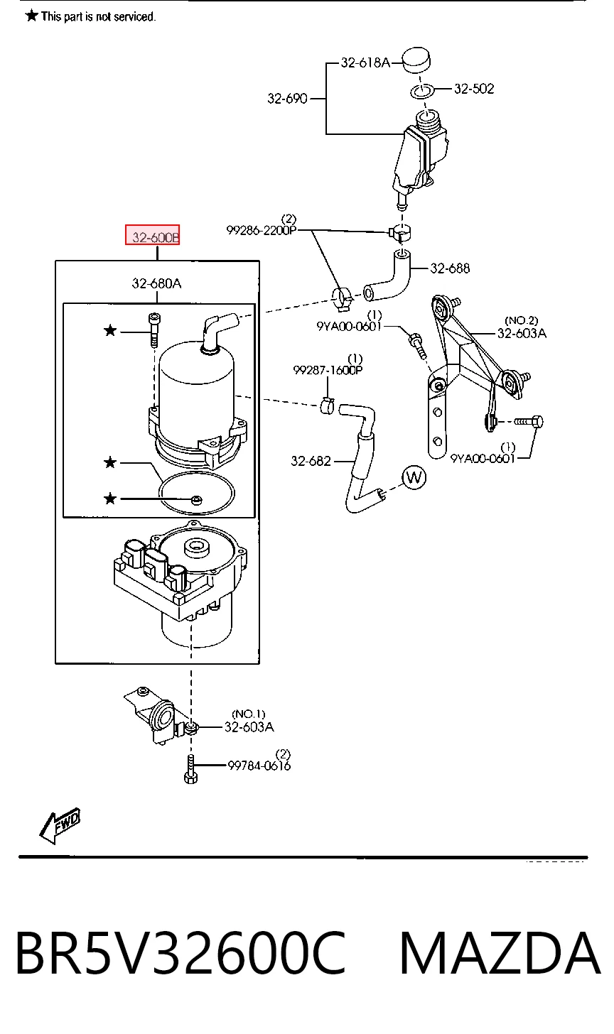  Bomba da Direção hidrâulica assistida Mazda 5 I monovolume (CR) (2005 - 2007) I