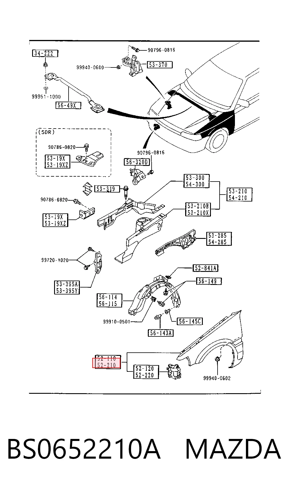 BS0652210A Mazda
