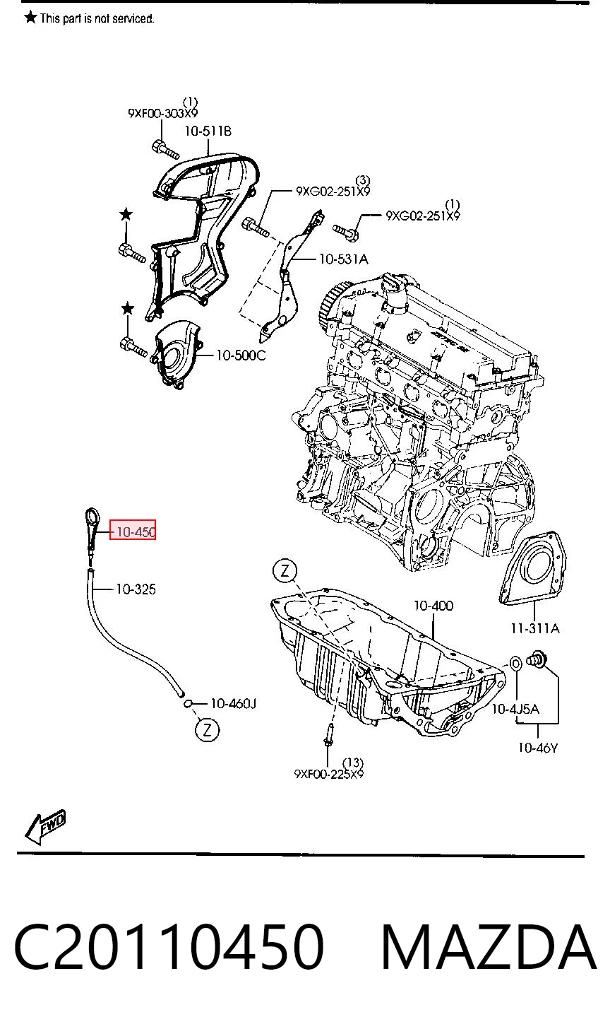  Sonda (indicador) do nível de óleo no motor Ford Fiesta Mk6 hatchback (CB1) (2008 - 2016) Mk6