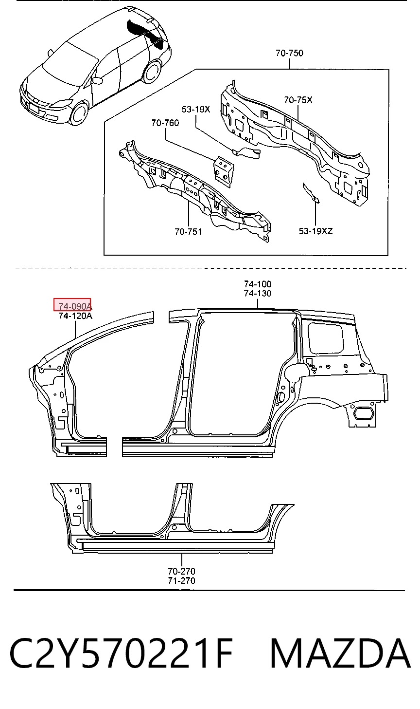 C2Y570221F Mazda