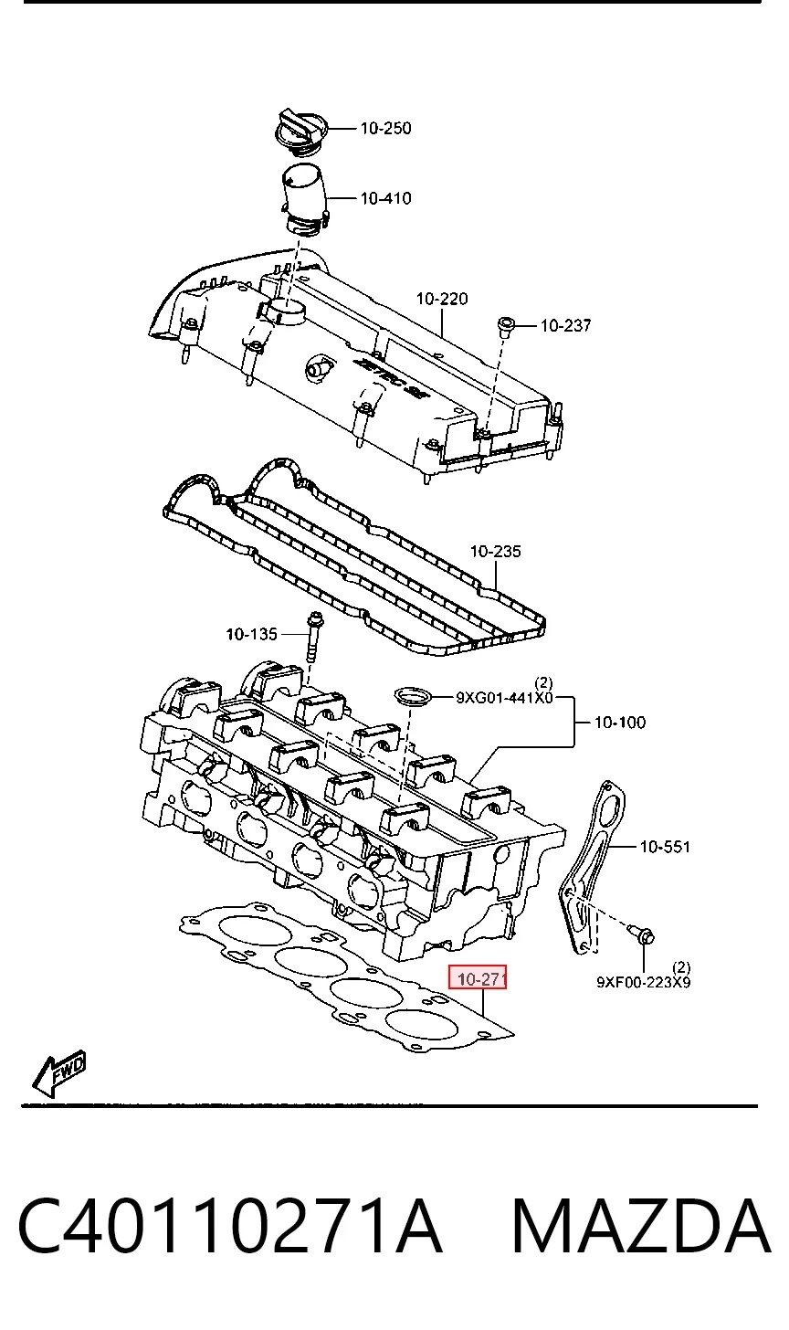 C40110271A Mazda