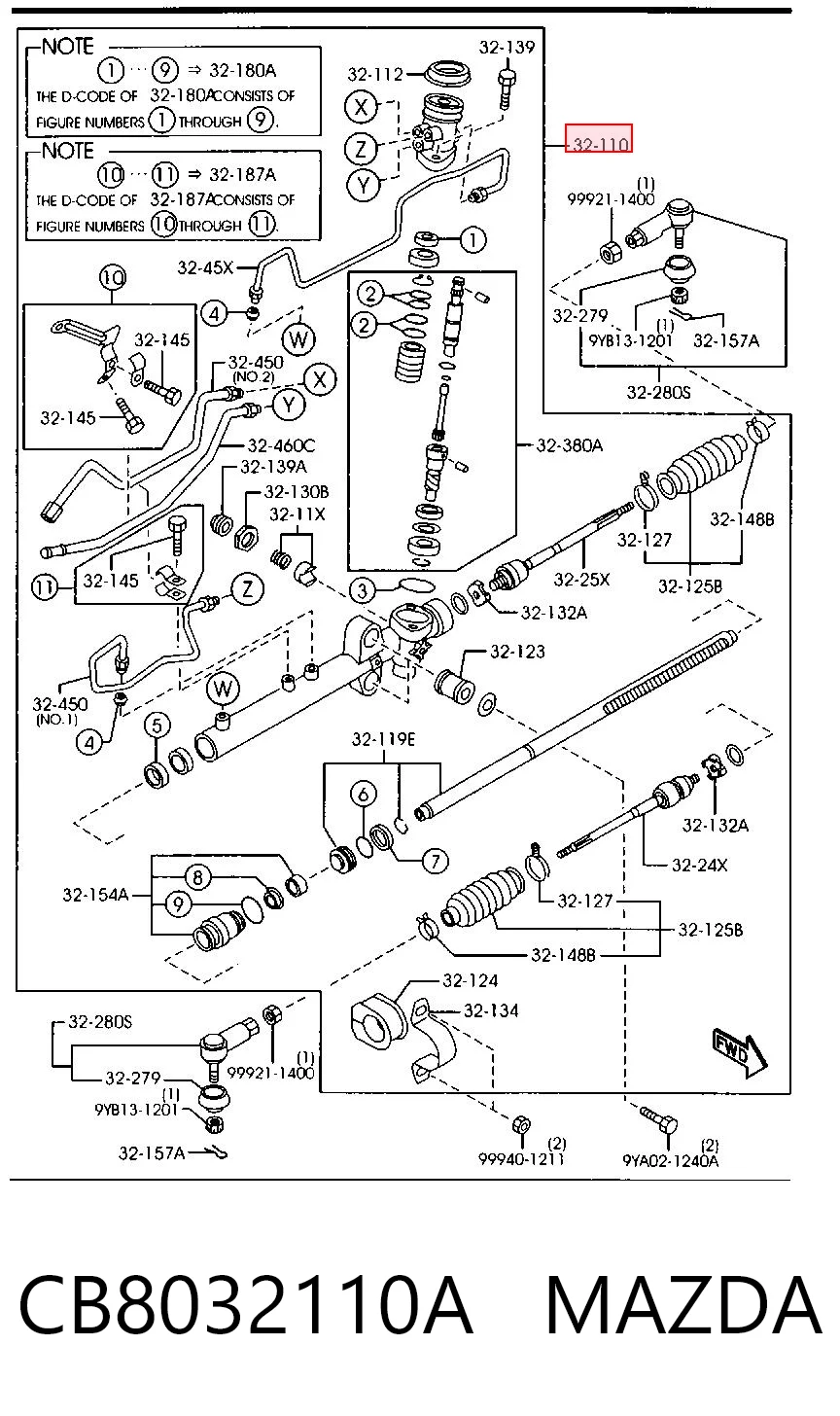 CB8032110A Mazda