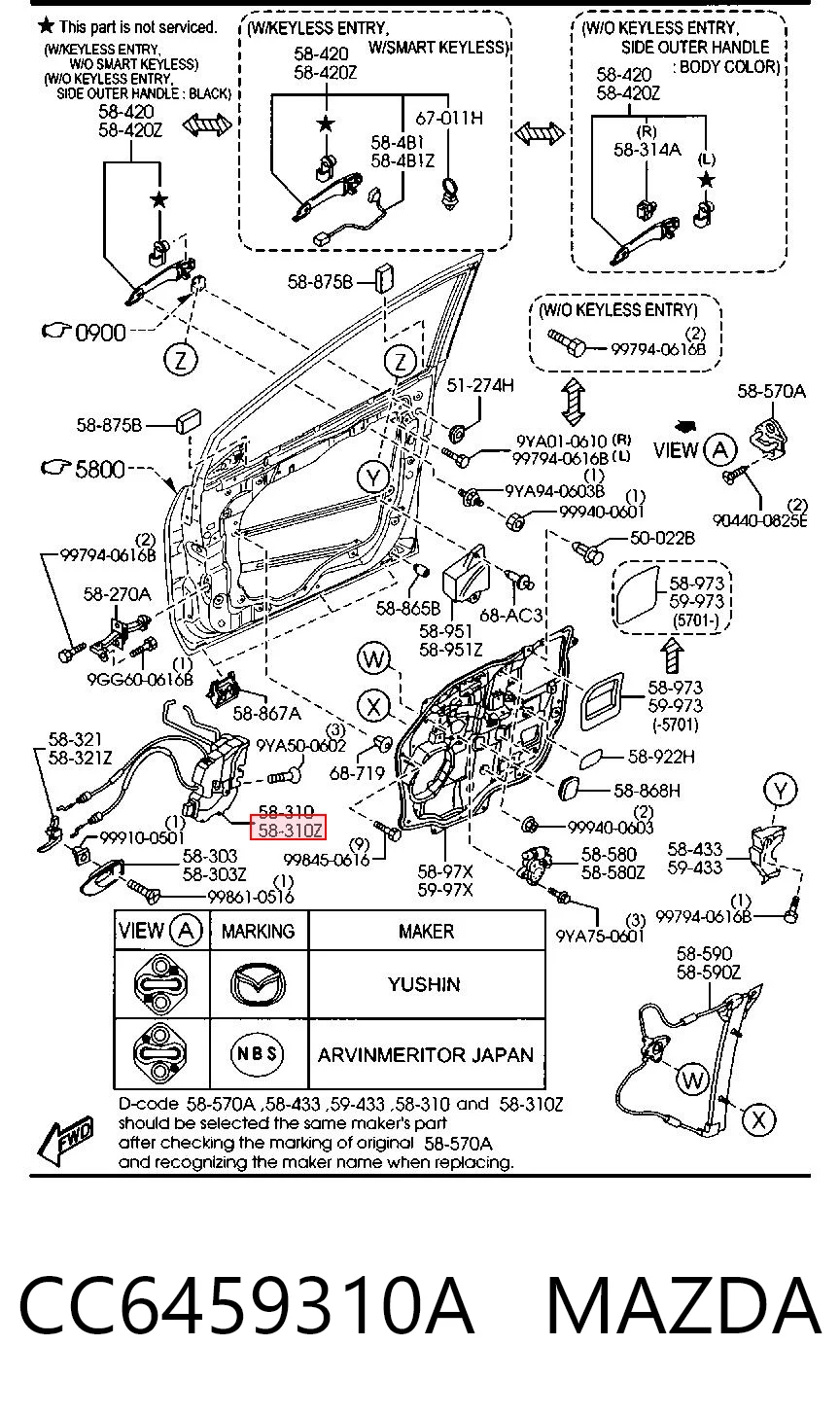 CC6459310A Mazda
