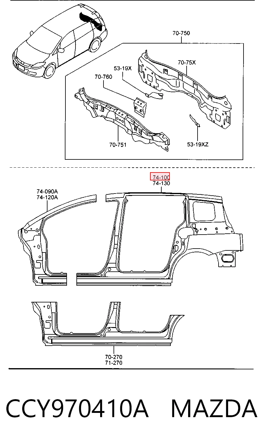 CCY970410A Mazda