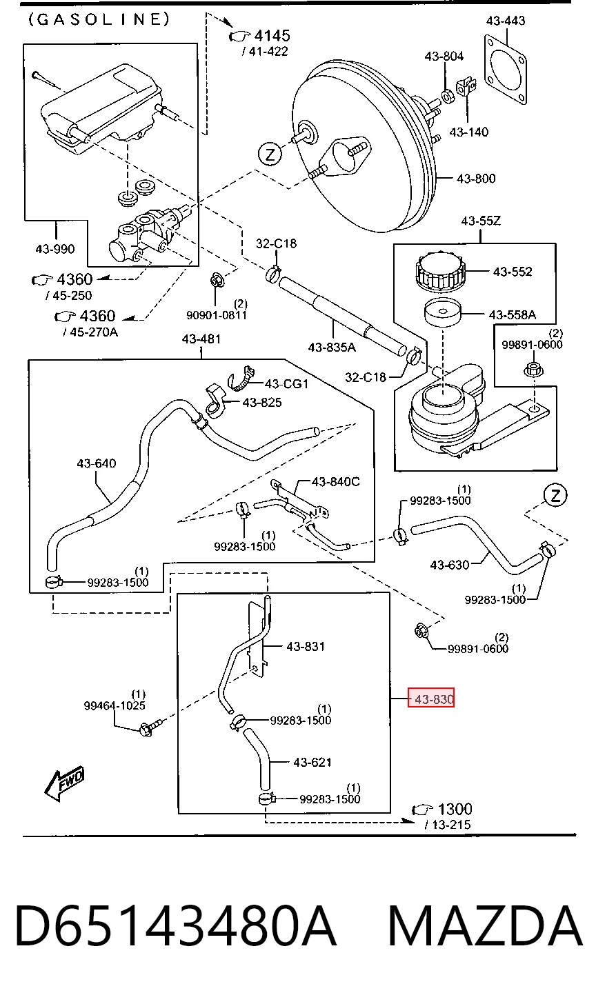 D65143480A Mazda