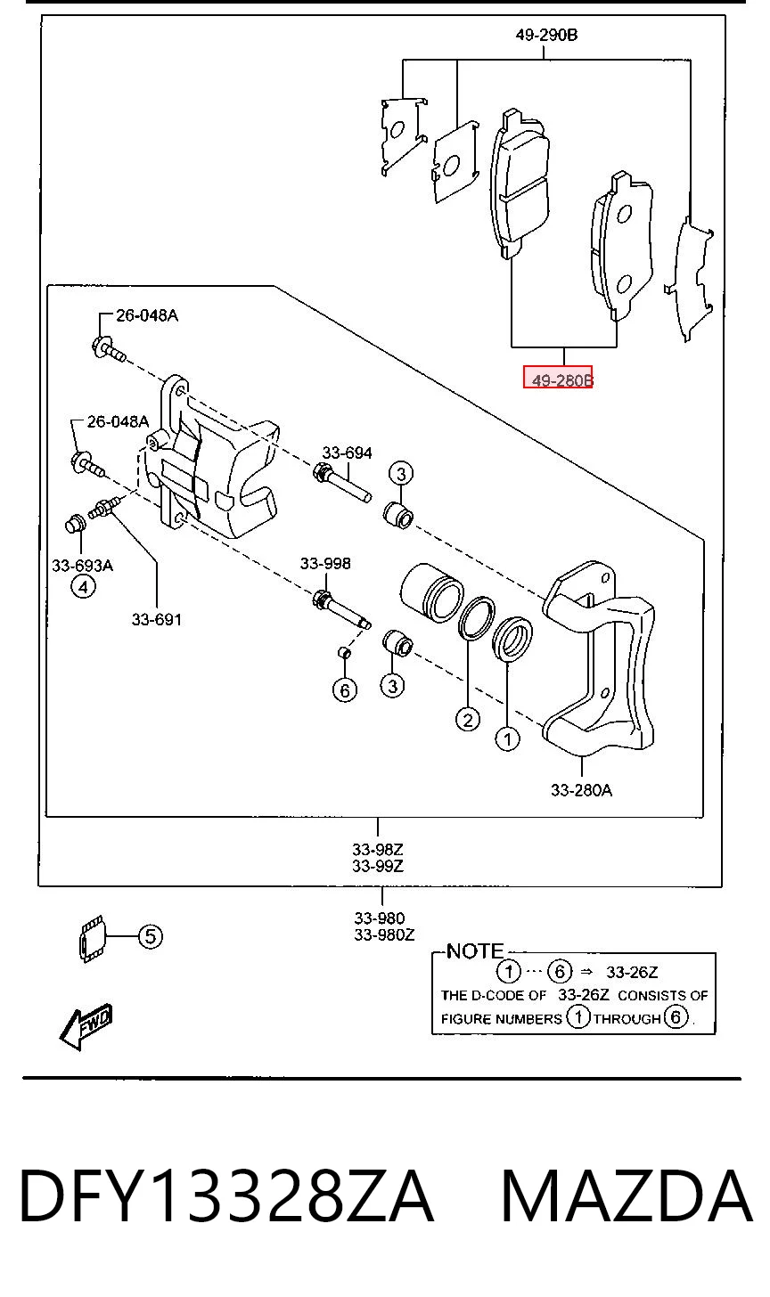 DFY13328ZA Mazda