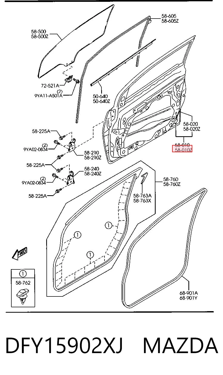 DFY15902XJ Mazda