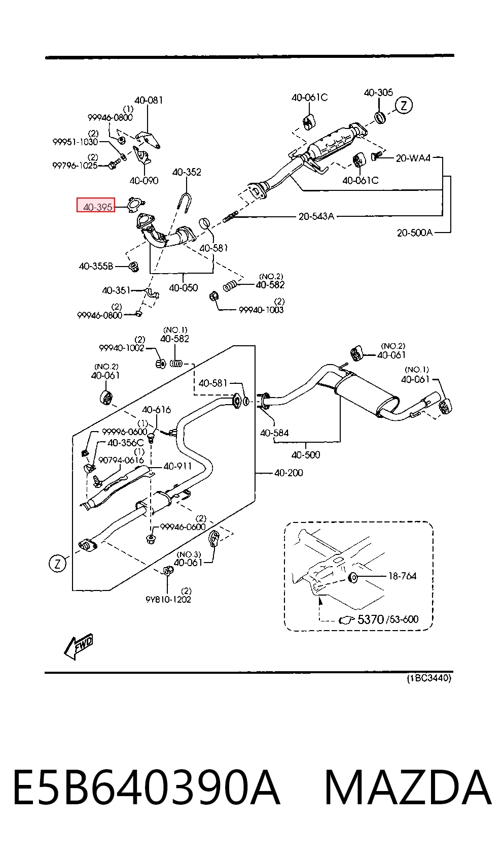 E5B640390A Mazda