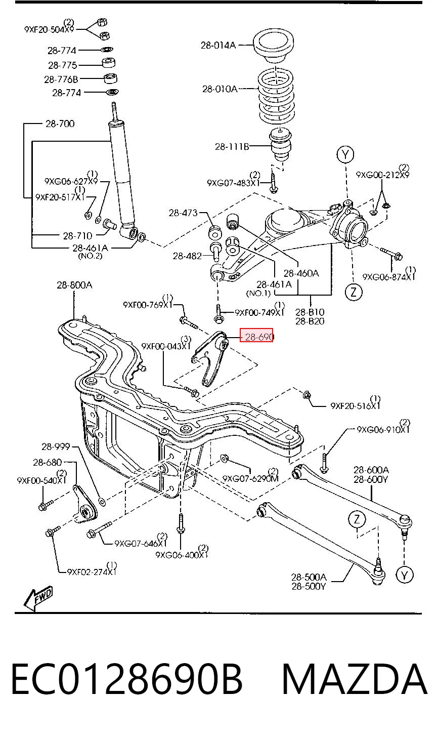 EC0128690B Mazda