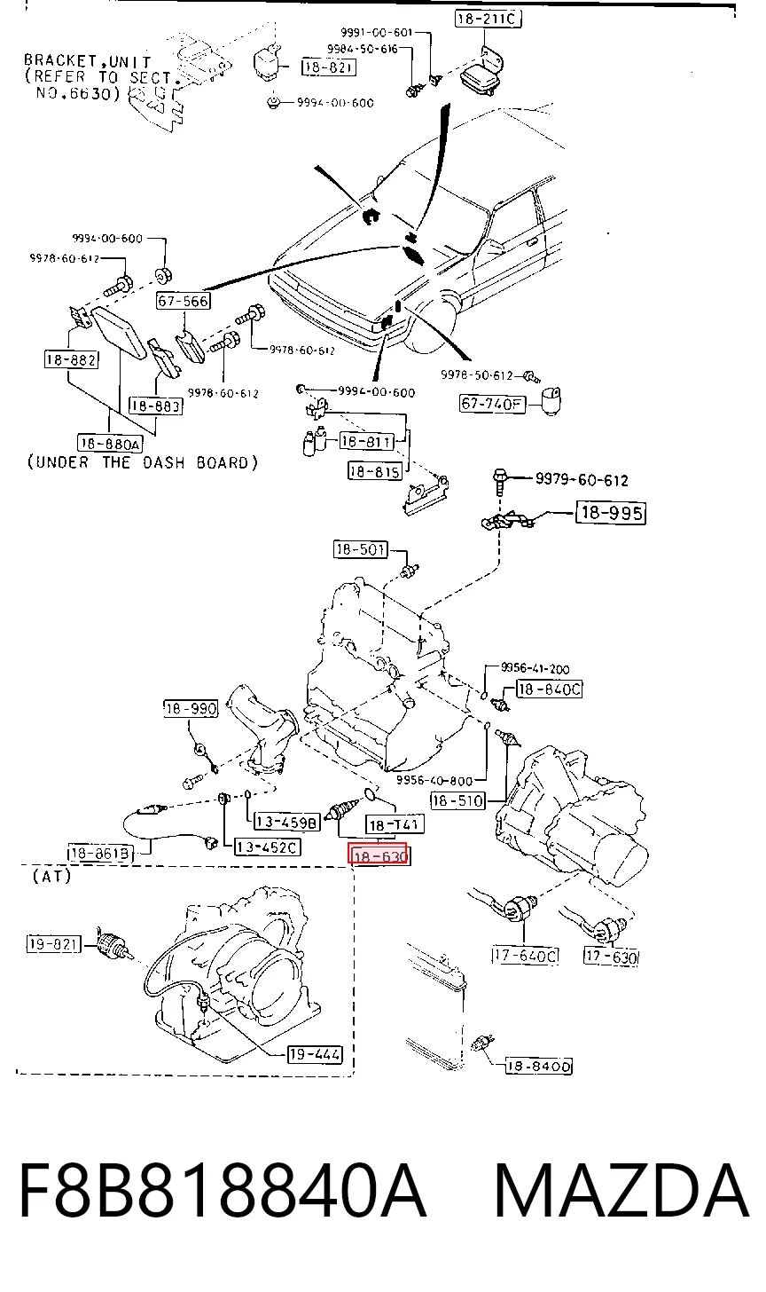 F8B818840A Mazda