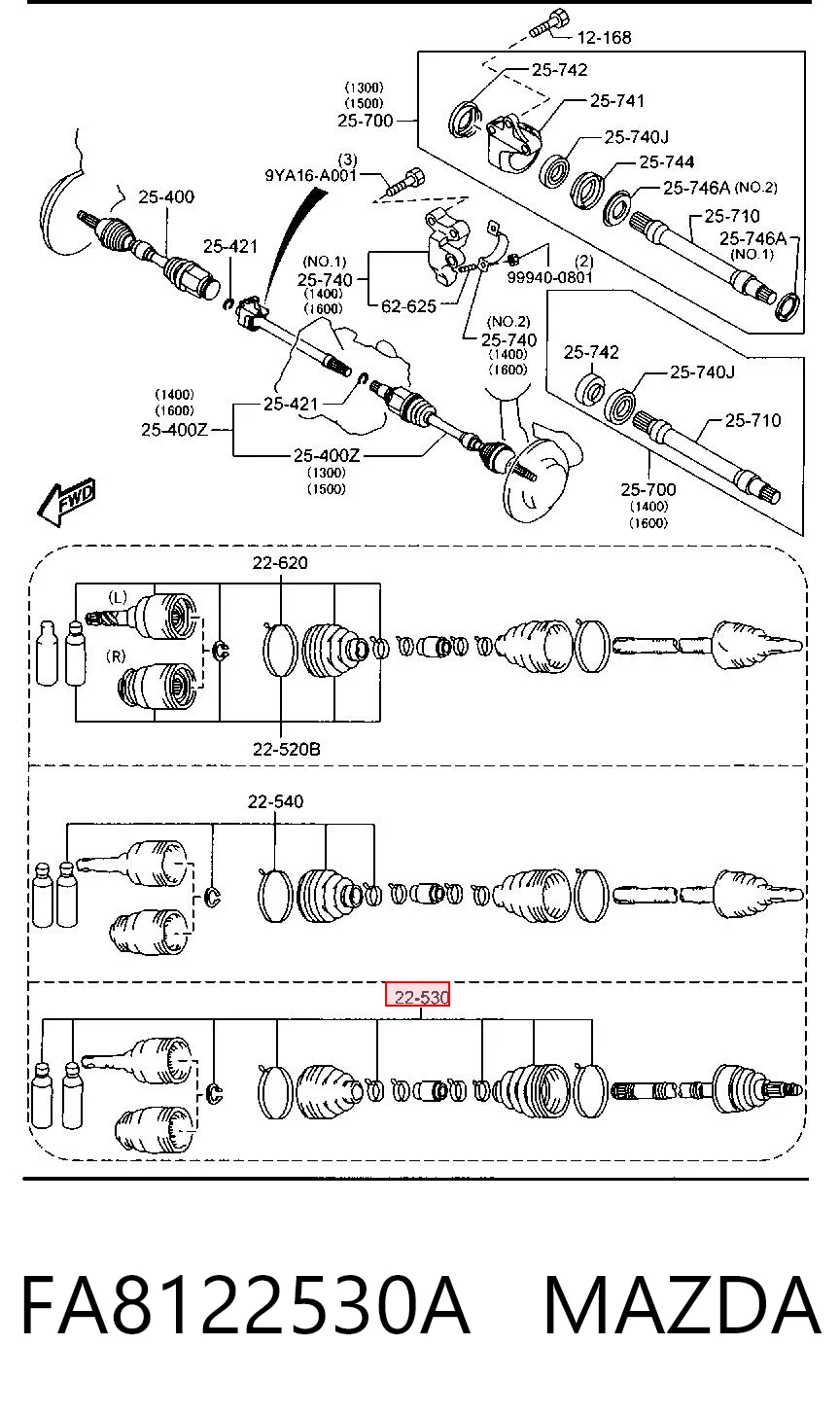FA8122530A Mazda