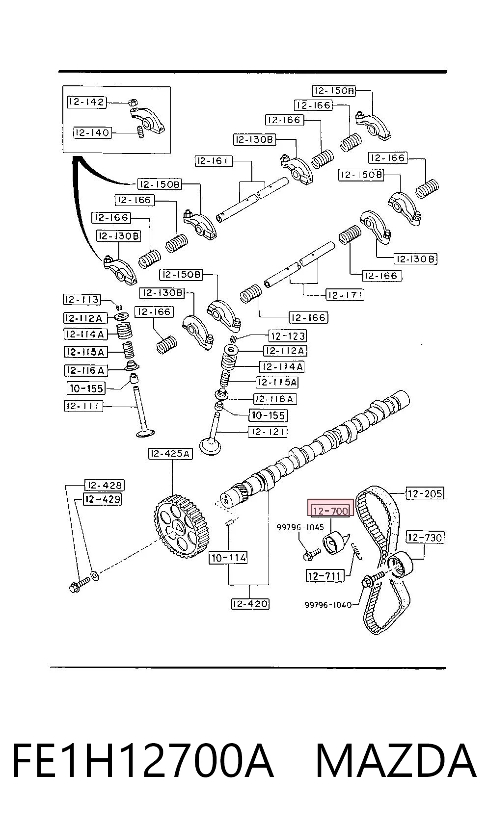 FE1H12700A Mazda
