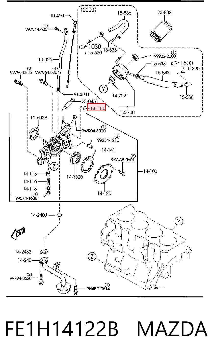 95522279 General Motors Vedante de mangueira de derivação de óleo de turbina