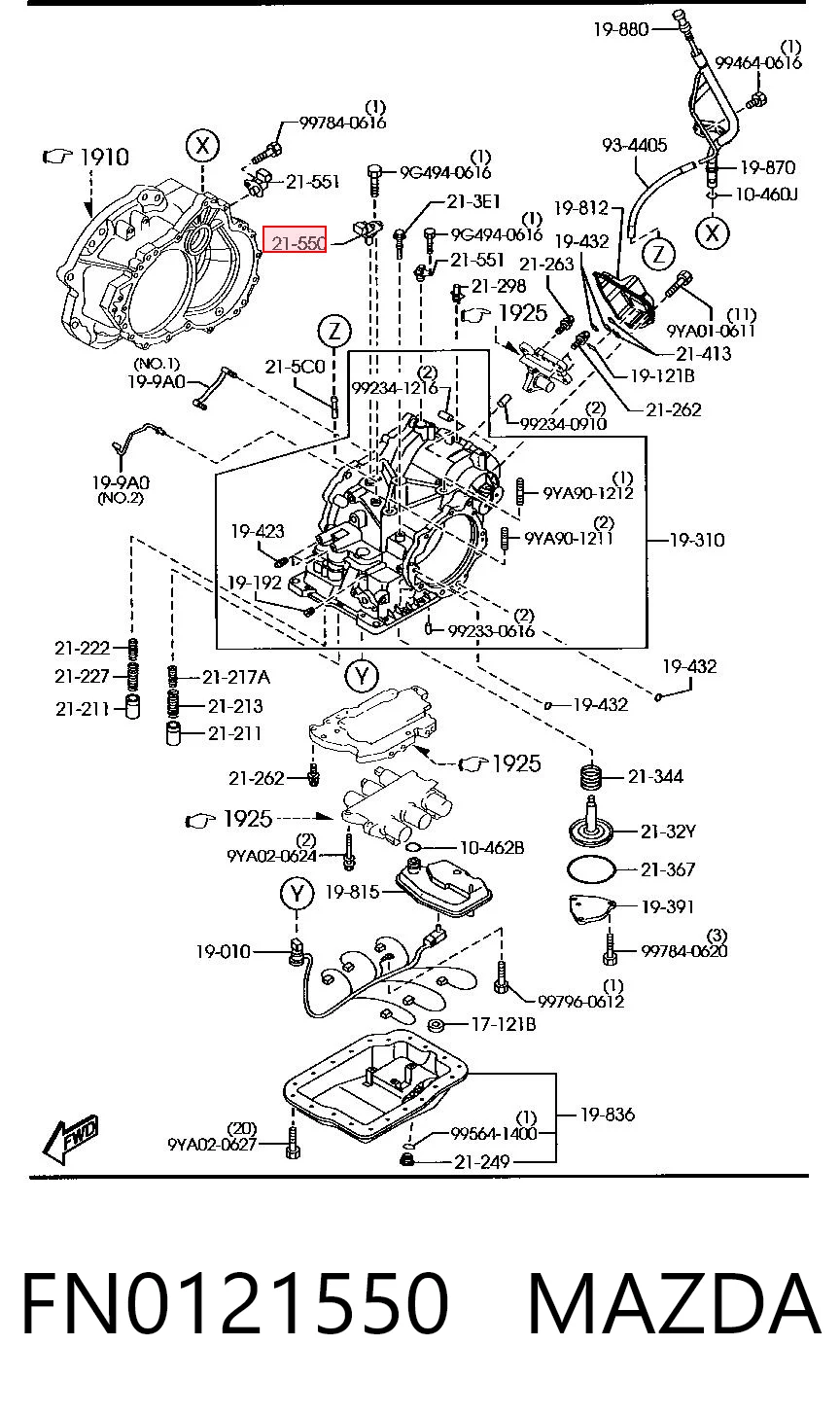 Sensor de velocidade Mazda 3  BM, BN