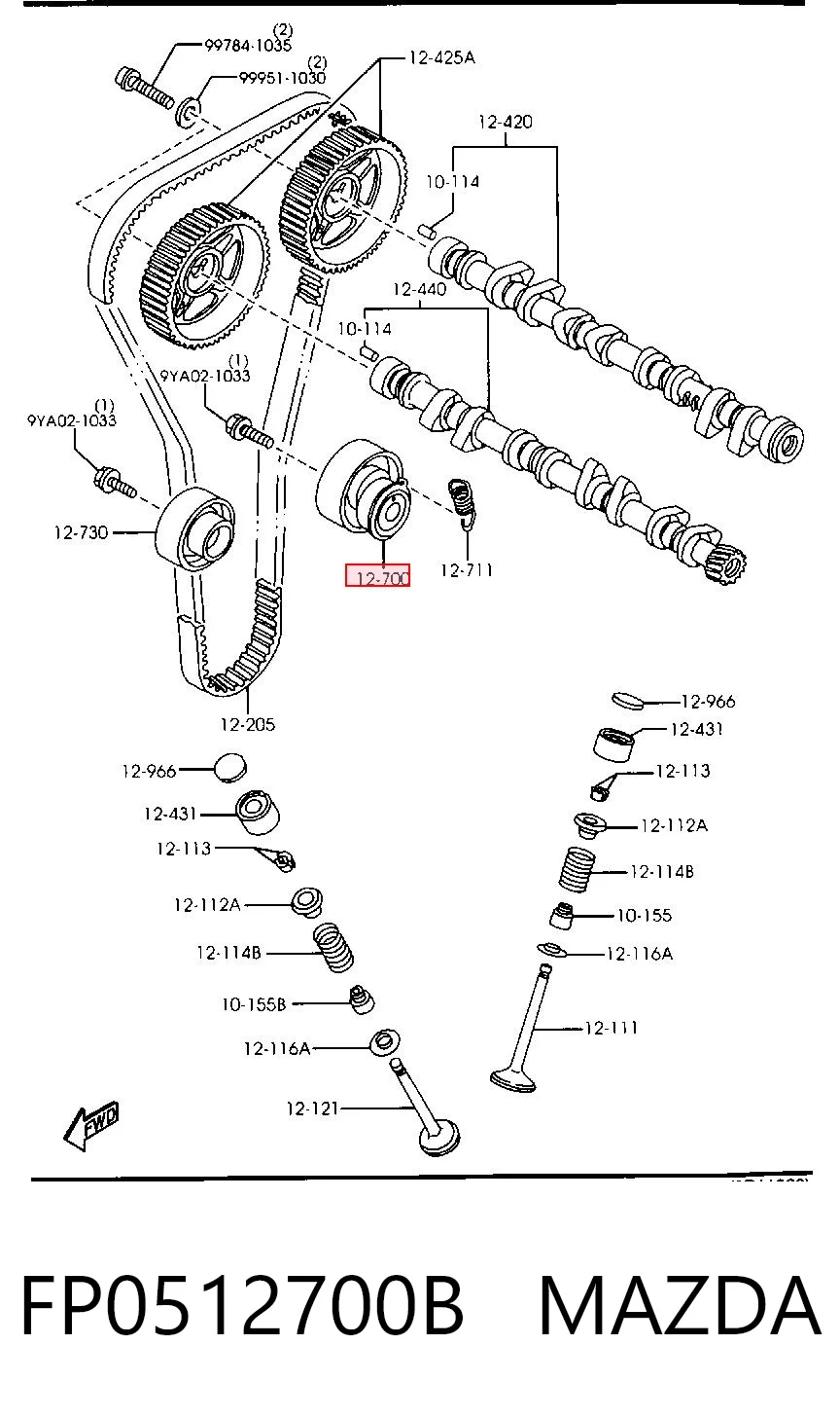 FP0512700B Mazda