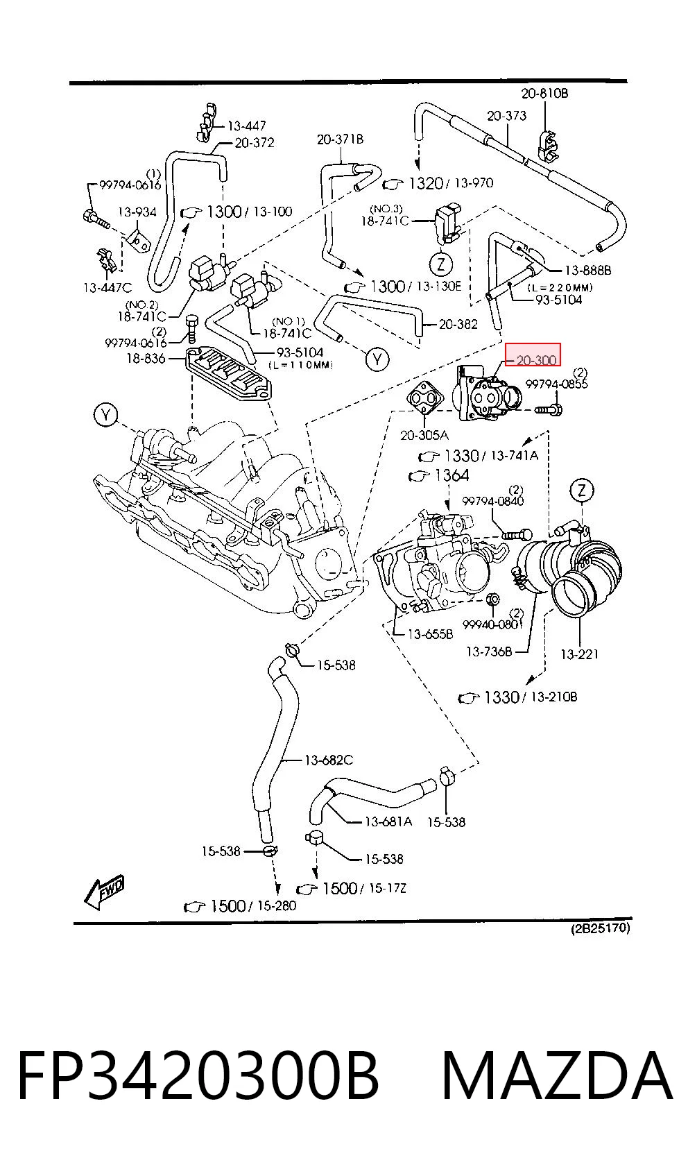 Válvula EGR de recirculação dos gases Mazda 323 VI BJ ao melhor preço