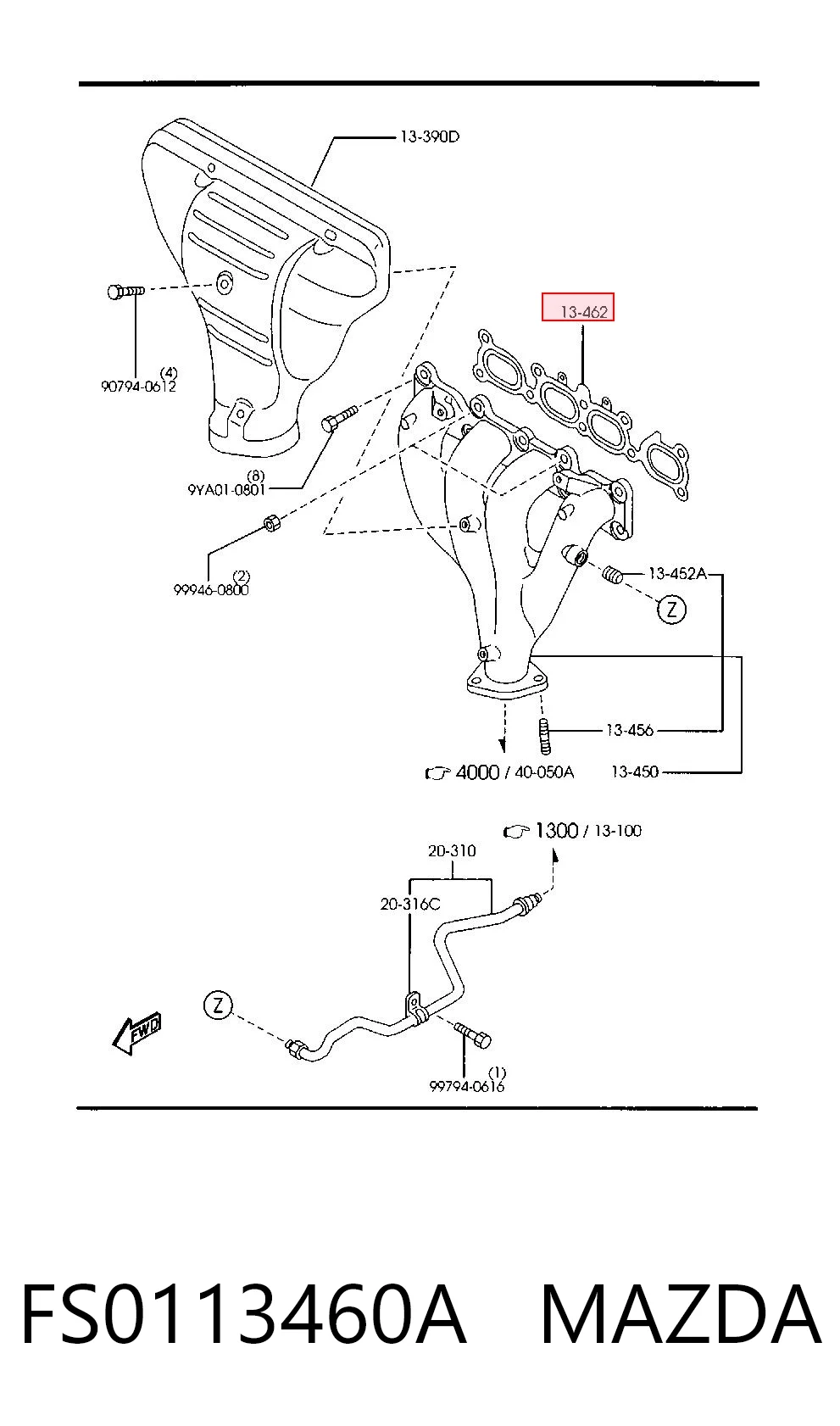FS0113460A Mazda