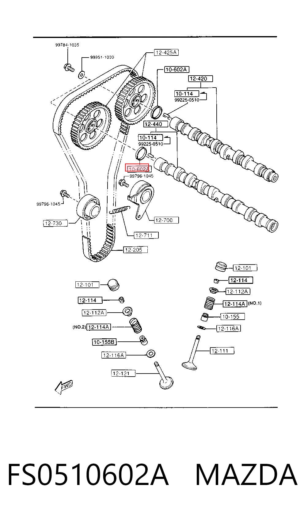 FS0510602AL1 Haima Vedação dianteira da árvore distribuidora de motor