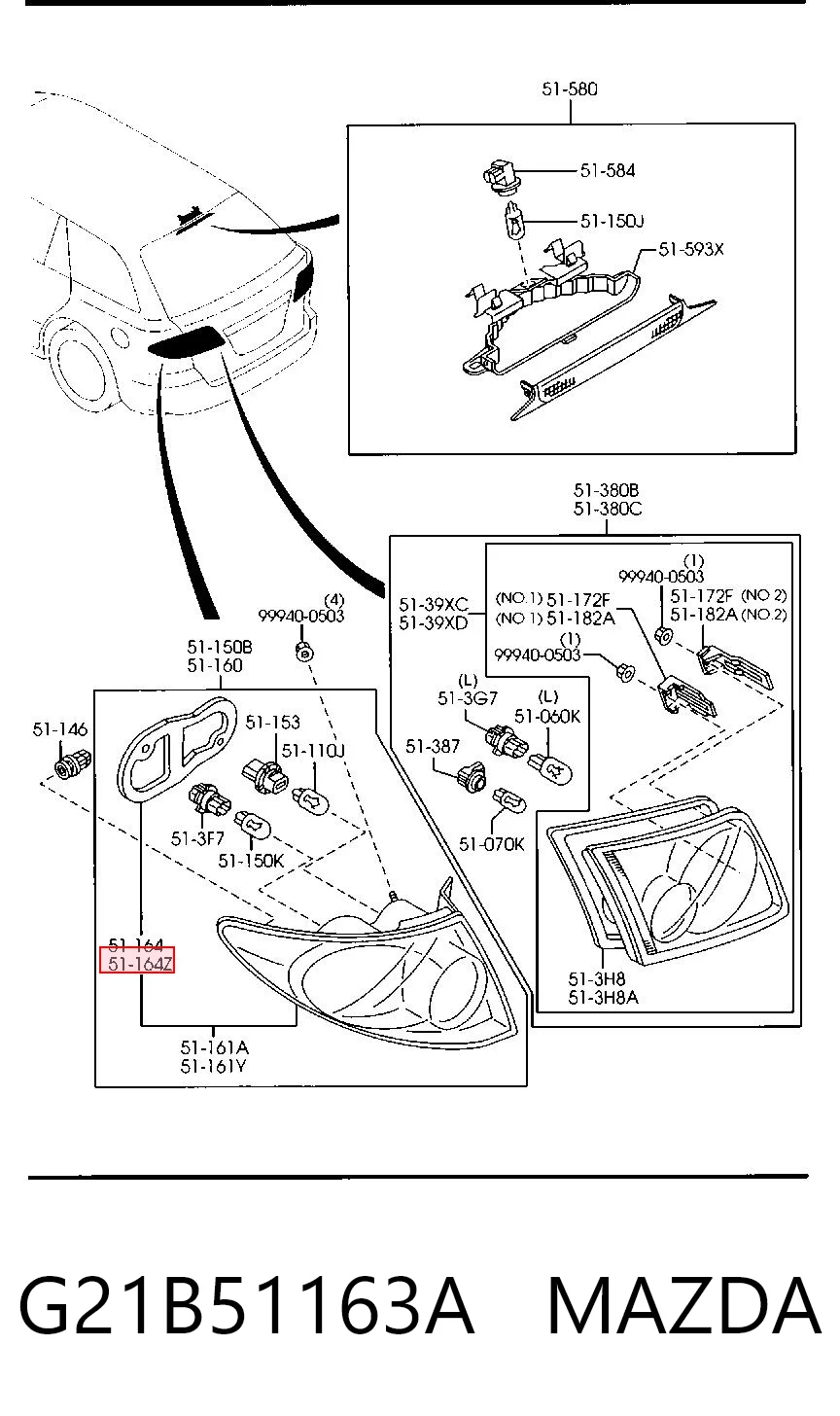 G21B51163A Mazda