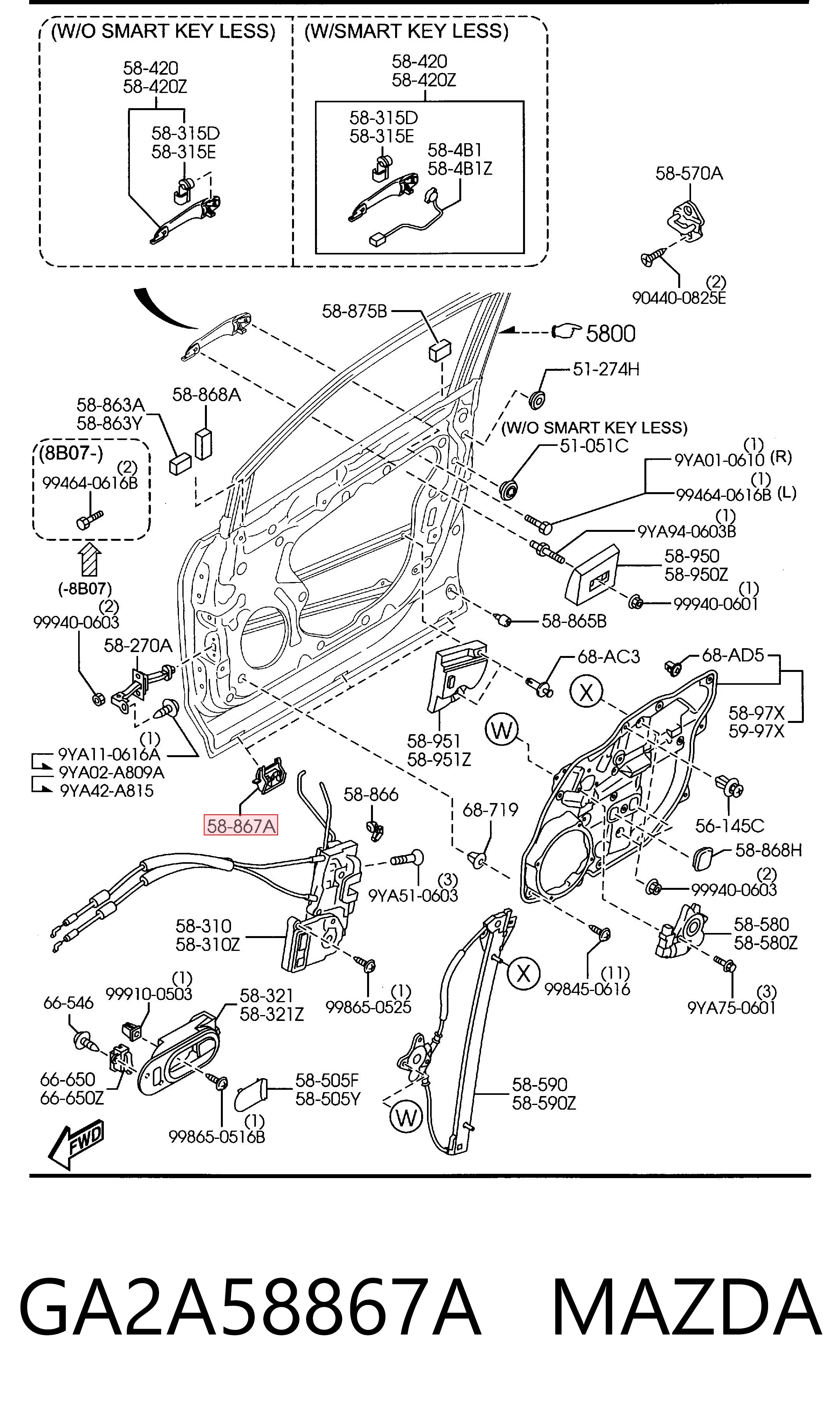 GA2A58867A Mazda