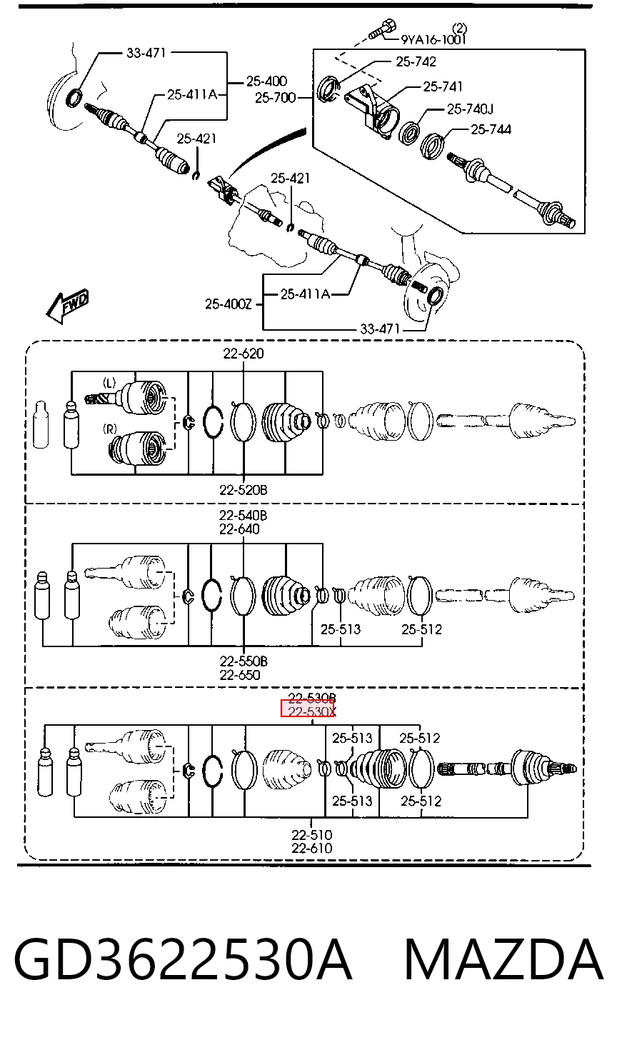 GD3622530A Mazda