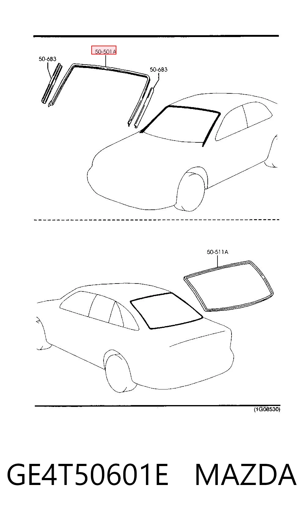 Compactador de pára-brisas para Mazda 626 GF