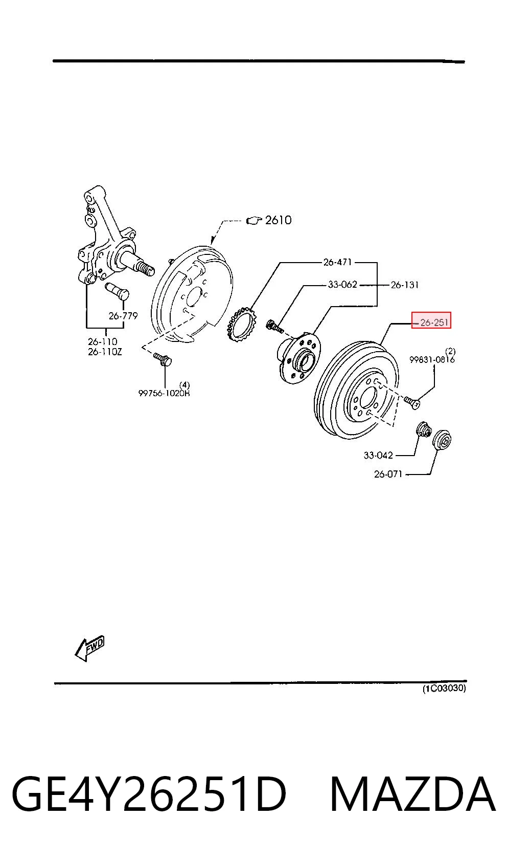 Comprar  626 V GF