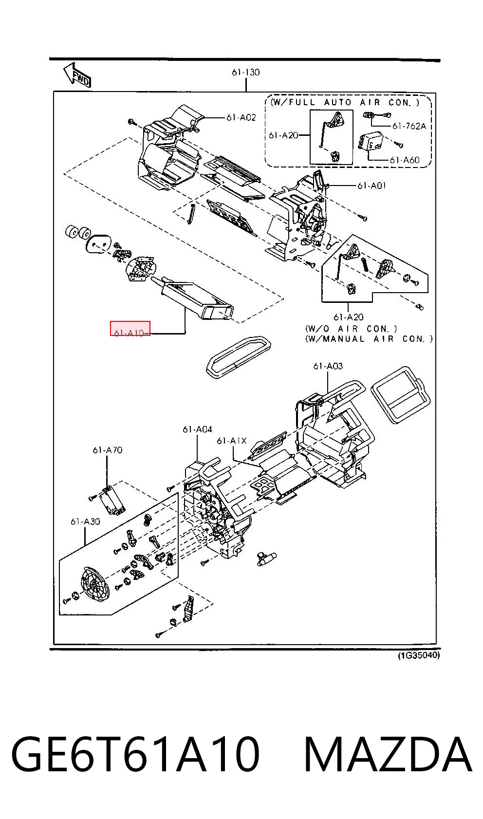 GE6T61A10 Mazda