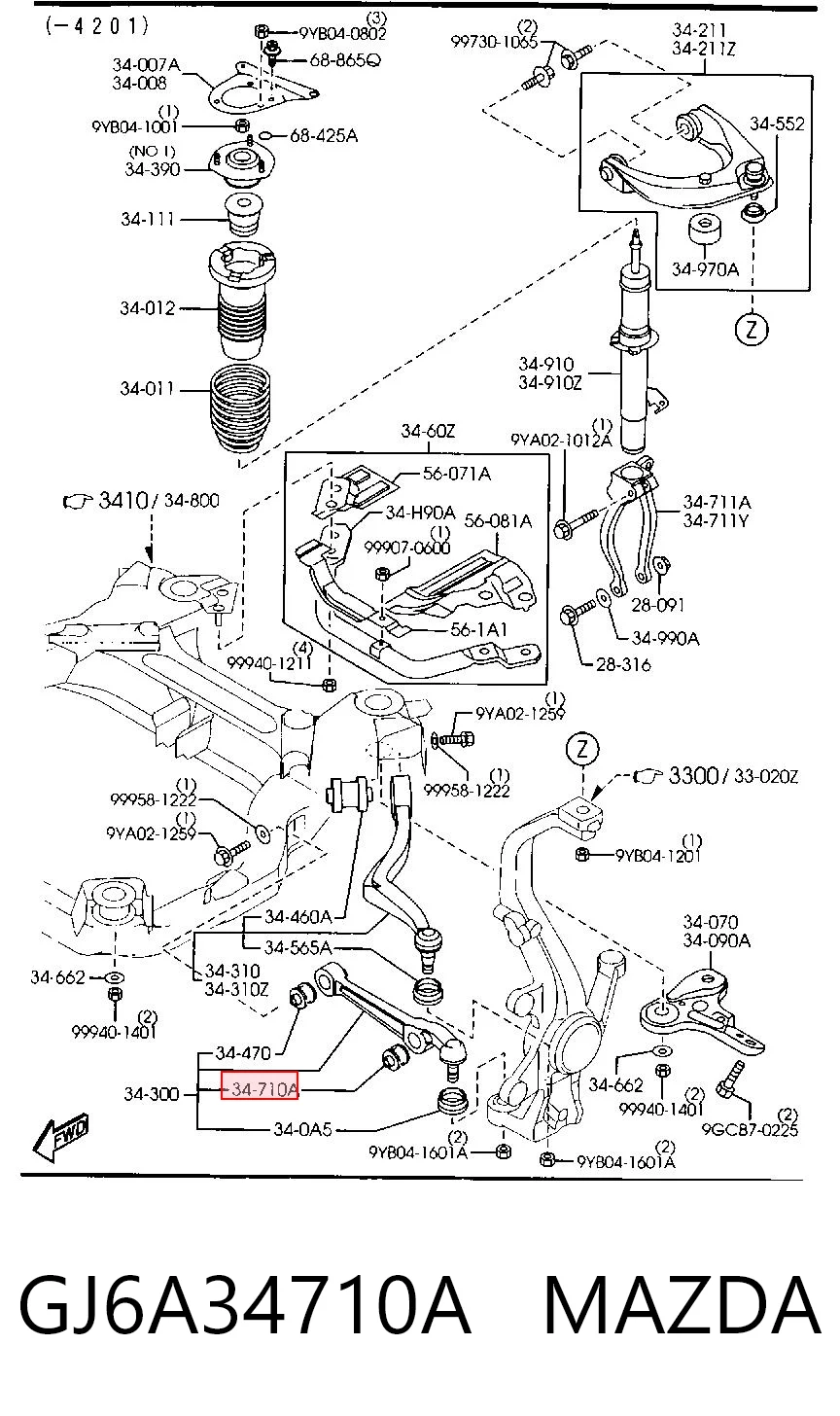GJ6A34710A Mazda