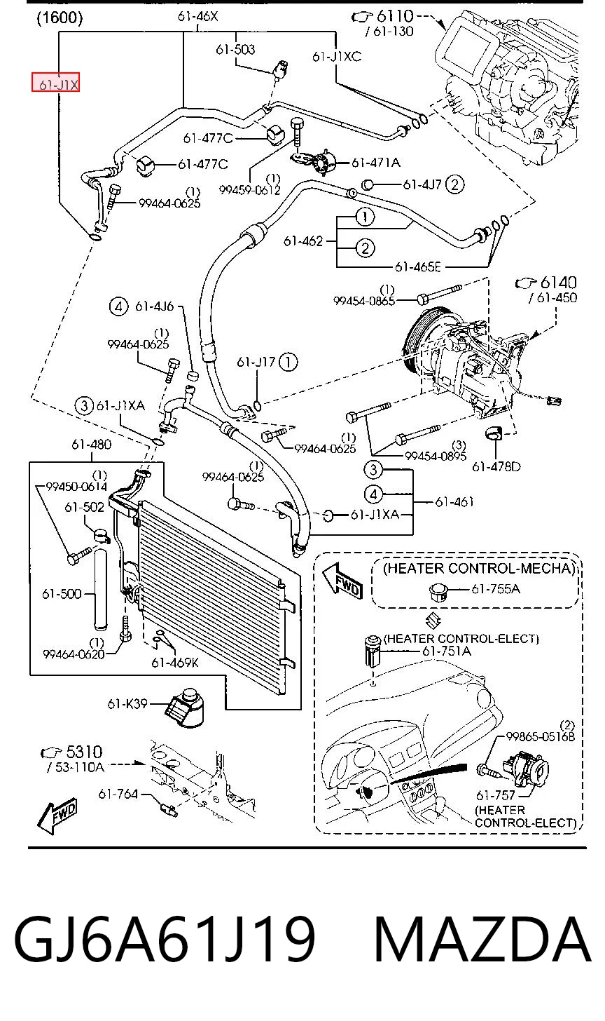 GJ6A61J19 Mazda