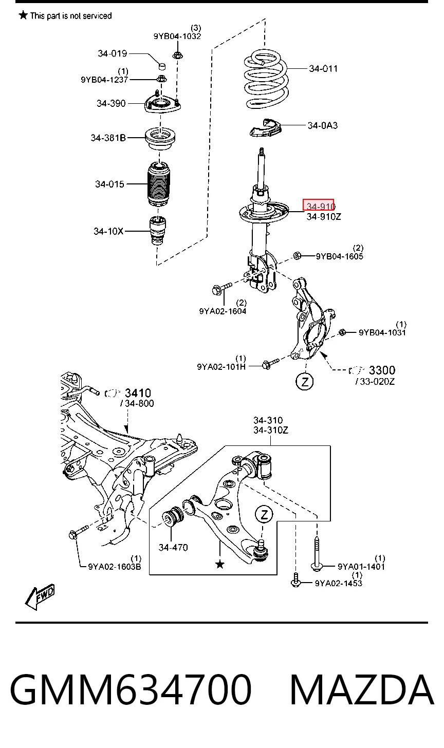 GMM634700 Mazda