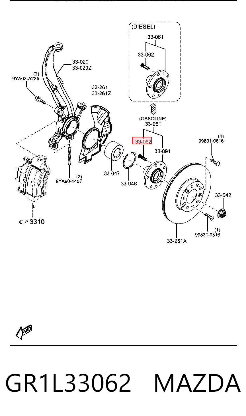 Compre Parafuso de roda Ford Mondeo 2