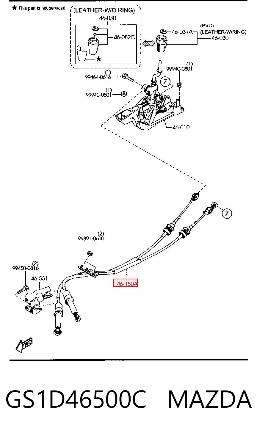 Compre Cabo de mudança duplo Mazda 6 