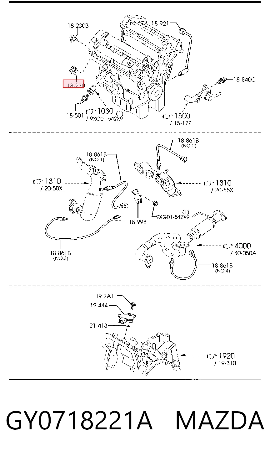 Sensor de posição (de revoluções) de cambota Ford Escape   ao melhor preço