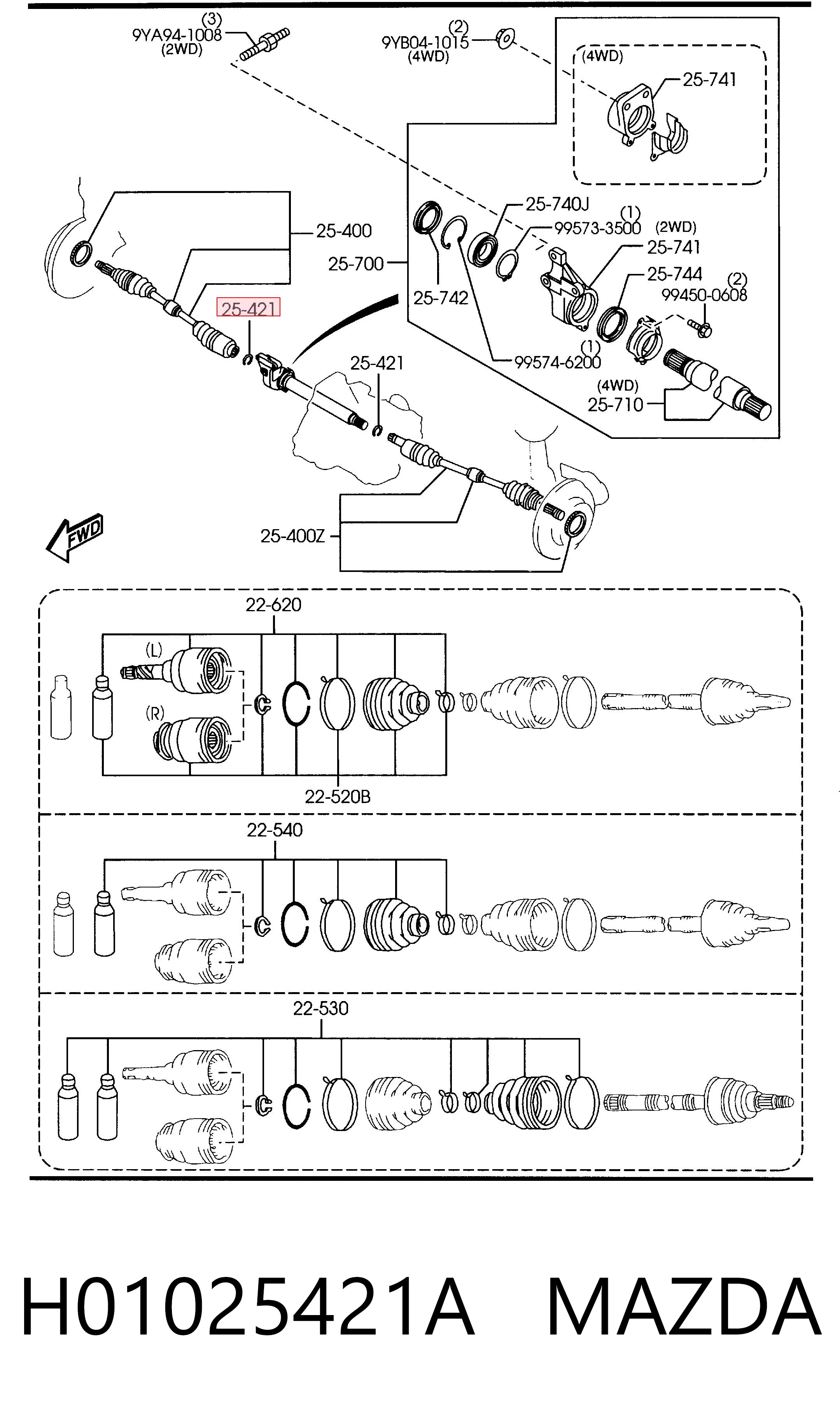 H01025421A Mazda