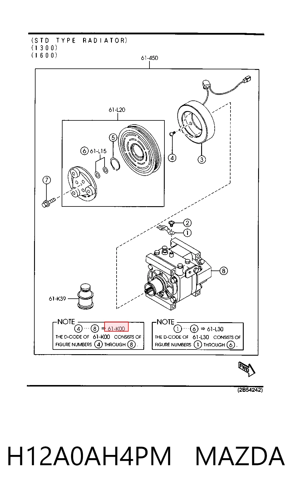 Compressor de aparelho de ar condicionado Mazda 323 F VI BJ