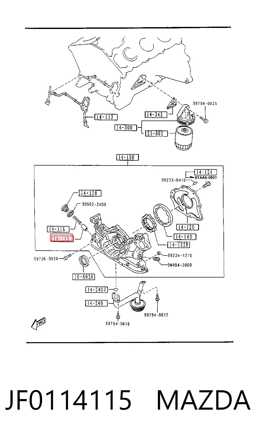JF0114115 Mazda
