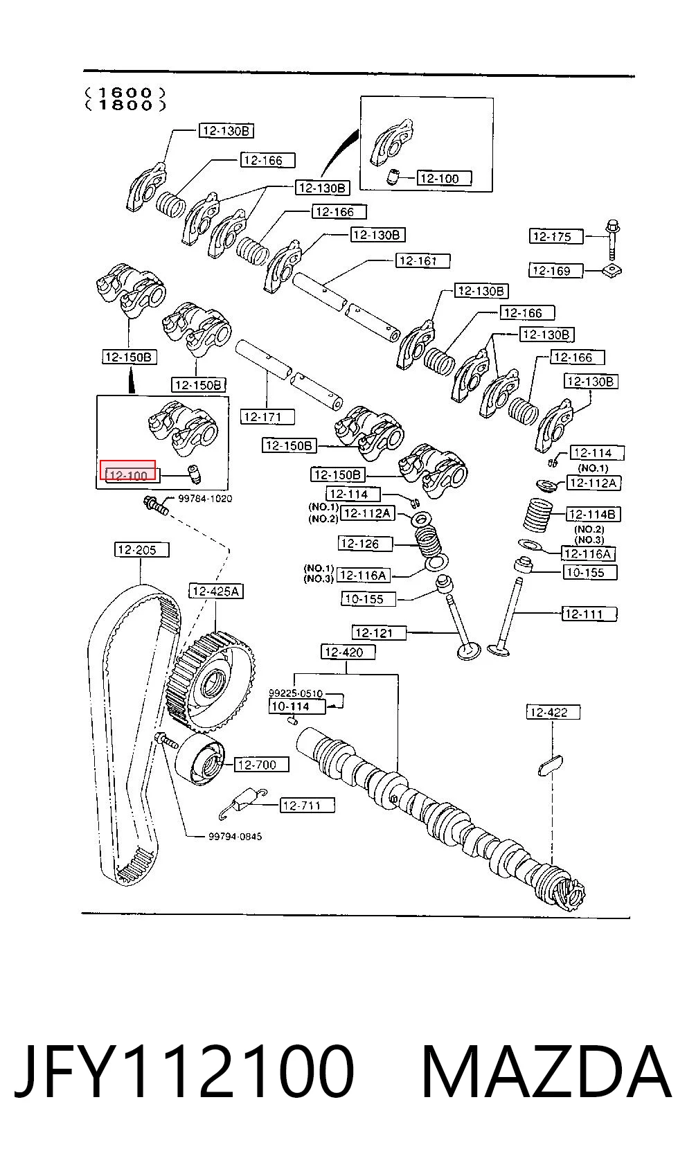 Compre Compensador hidrâulico (empurrador hidrâulico), empurrador de válvulas Subaru Forester 1